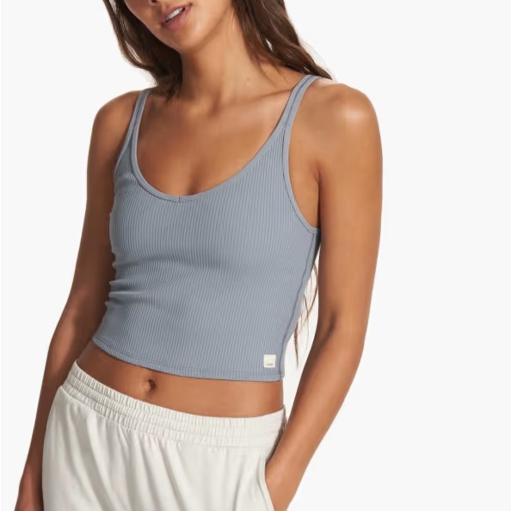 Vuori Rib Crop Tank | M - Picture 7 of 7